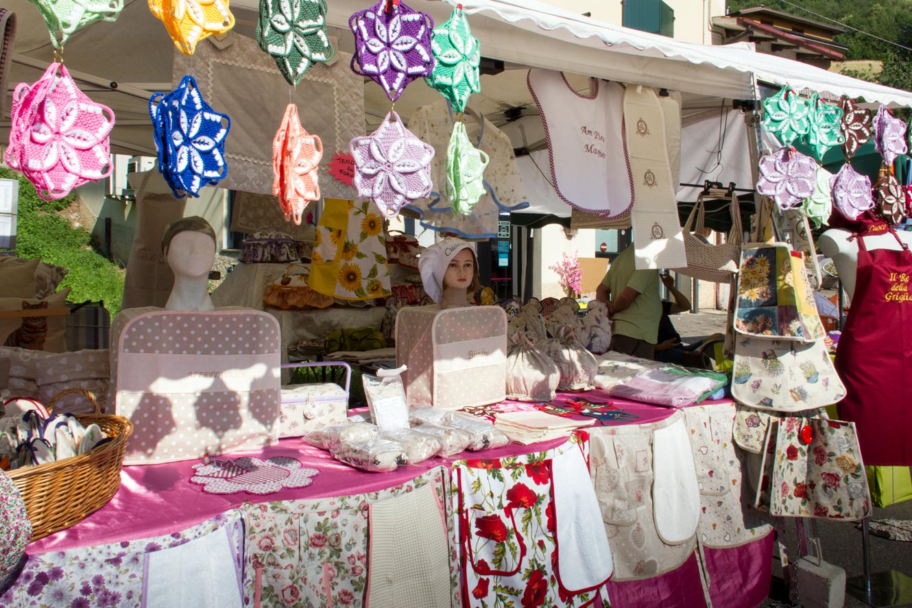 Sagra del Ciaccio stand uncinetto e ricamo