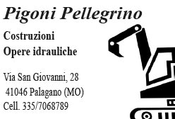 Pigoni Pellegrino, costruzioni, opere idrauliche, Palagano